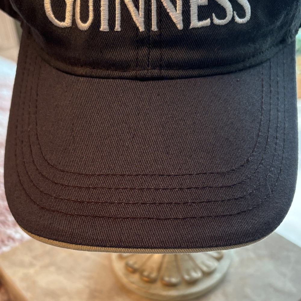 Guinness Black Cap with Gold Logo - Picture 3 of 9